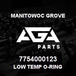 7754000123 Manitowoc Grove LOW TEMP O-RING | AGA Parts