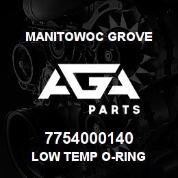7754000140 Manitowoc Grove LOW TEMP O-RING | AGA Parts