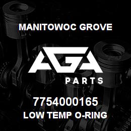 7754000165 Manitowoc Grove LOW TEMP O-RING | AGA Parts