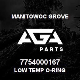 7754000167 Manitowoc Grove LOW TEMP O-RING | AGA Parts