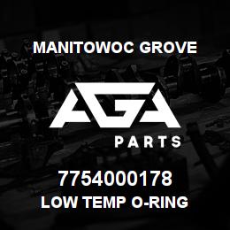 7754000178 Manitowoc Grove LOW TEMP O-RING | AGA Parts