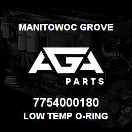 7754000180 Manitowoc Grove LOW TEMP O-RING | AGA Parts