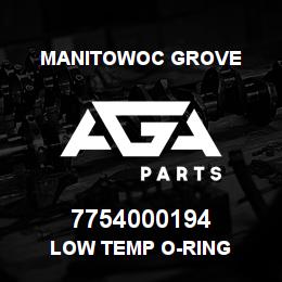 7754000194 Manitowoc Grove LOW TEMP O-RING | AGA Parts