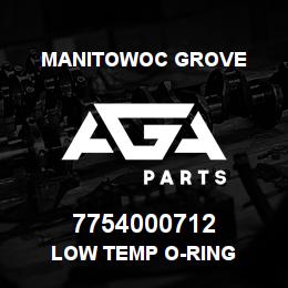 7754000712 Manitowoc Grove LOW TEMP O-RING | AGA Parts