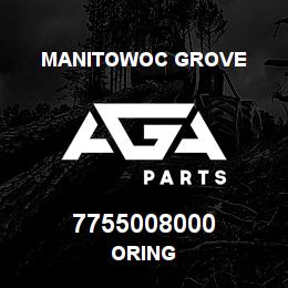 7755008000 Manitowoc Grove ORING | AGA Parts