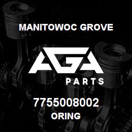 7755008002 Manitowoc Grove ORING | AGA Parts