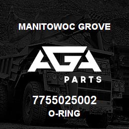 7755025002 Manitowoc Grove O-RING | AGA Parts