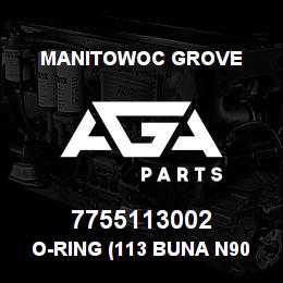 7755113002 Manitowoc Grove O-RING (113 Buna N90) | AGA Parts