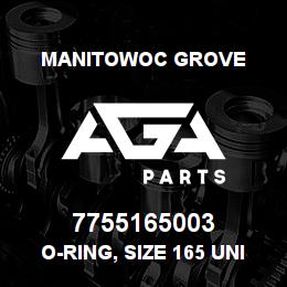 7755165003 Manitowoc Grove O-RING, SIZE 165 UNIFORM DASH | AGA Parts