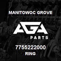 7755222000 Manitowoc Grove RING | AGA Parts