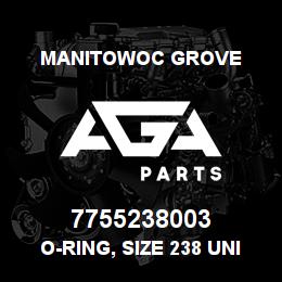 7755238003 Manitowoc Grove O-RING, SIZE 238 UNIFORM | AGA Parts