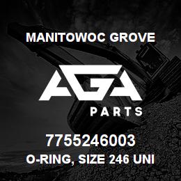 7755246003 Manitowoc Grove O-RING, SIZE 246 UNIFORM | AGA Parts