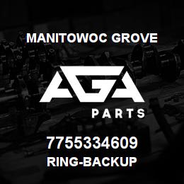 7755334609 Manitowoc Grove RING-BACKUP | AGA Parts