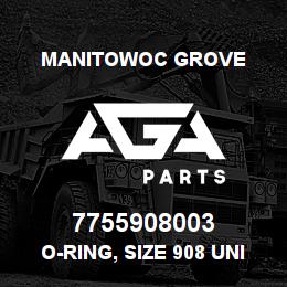 7755908003 Manitowoc Grove O-RING, SIZE 908 UNIFORM | AGA Parts