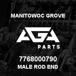 7768000790 Manitowoc Grove MALE ROD END | AGA Parts