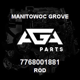 7768001881 Manitowoc Grove ROD | AGA Parts