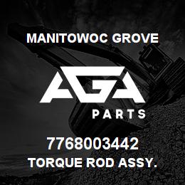 7768003442 Manitowoc Grove TORQUE ROD ASSY. | AGA Parts