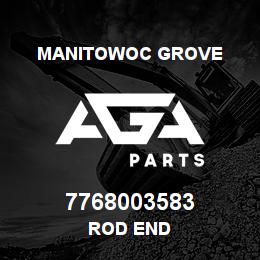 7768003583 Manitowoc Grove ROD END | AGA Parts