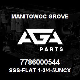 7786000544 Manitowoc Grove SSS-flat 1-3/4-5UNCx0.75 | AGA Parts