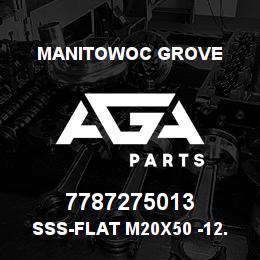7787275013 Manitowoc Grove SSS-flat M20x50 -12.9 ISO 4026 | AGA Parts
