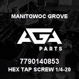 7790140853 Manitowoc Grove Hex Tap Screw 1/4-20UNCx0.50 | AGA Parts