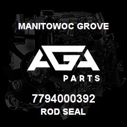 7794000392 Manitowoc Grove ROD SEAL | AGA Parts