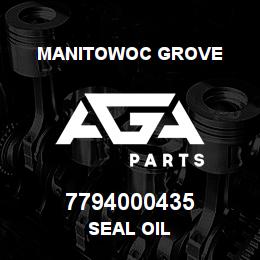 7794000435 Manitowoc Grove SEAL OIL | AGA Parts