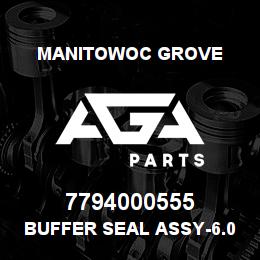 7794000555 Manitowoc Grove BUFFER SEAL ASSY-6.00 ROD | AGA Parts