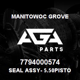 7794000574 Manitowoc Grove SEAL ASSY- 5.50PISTON HYDROLO | AGA Parts