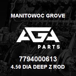 7794000613 Manitowoc Grove 4.50 DIA DEEP Z ROD SEAL | AGA Parts