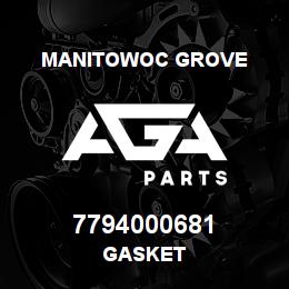 7794000681 Manitowoc Grove GASKET | AGA Parts