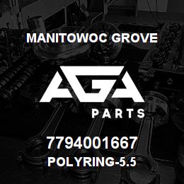 7794001667 Manitowoc Grove POLYRING-5.5 | AGA Parts