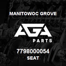 7798000054 Manitowoc Grove SEAT | AGA Parts