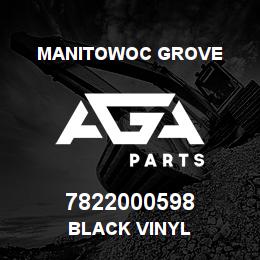 7822000598 Manitowoc Grove BLACK VINYL | AGA Parts