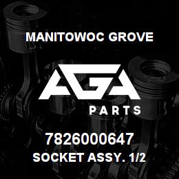 7826000647 Manitowoc Grove SOCKET ASSY. 1/2 | AGA Parts