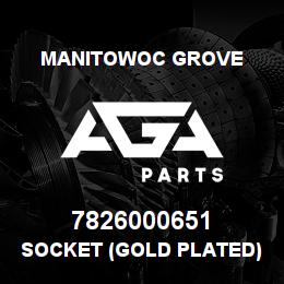 7826000651 Manitowoc Grove SOCKET (GOLD PLATED) 20GA 1062 | AGA Parts