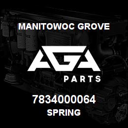 7834000064 Manitowoc Grove SPRING | AGA Parts