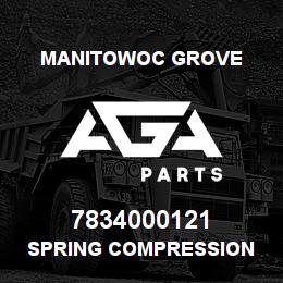 7834000121 Manitowoc Grove SPRING COMPRESSION | AGA Parts