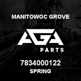 7834000122 Manitowoc Grove SPRING | AGA Parts