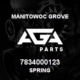 7834000123 Manitowoc Grove SPRING | AGA Parts