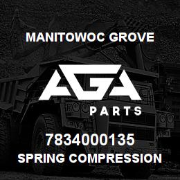 7834000135 Manitowoc Grove SPRING COMPRESSION | AGA Parts