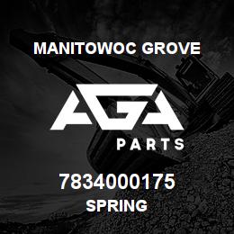 7834000175 Manitowoc Grove SPRING | AGA Parts