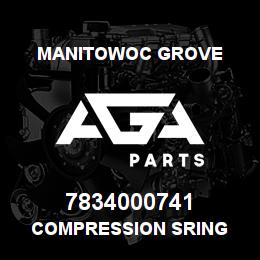 7834000741 Manitowoc Grove COMPRESSION SRING | AGA Parts