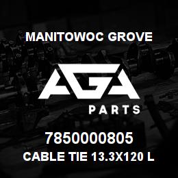 7850000805 Manitowoc Grove Cable Tie 13.3x120 lb | AGA Parts