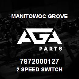 7872000127 Manitowoc Grove 2 SPEED SWITCH | AGA Parts
