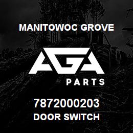 7872000203 Manitowoc Grove DOOR SWITCH | AGA Parts