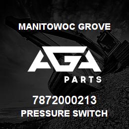 7872000213 Manitowoc Grove PRESSURE SWITCH | AGA Parts