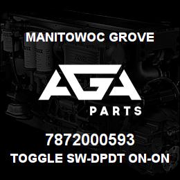 7872000593 Manitowoc Grove TOGGLE SW-DPDT ON-ON-ON | AGA Parts