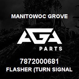 7872000681 Manitowoc Grove FLASHER (TURN SIGNAL 12V) | AGA Parts