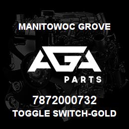 7872000732 Manitowoc Grove TOGGLE SWITCH-GOLD | AGA Parts